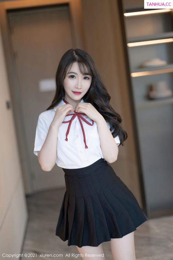 谢芷馨  绯月樱深圳旅拍 清纯的JK制服第9张图片